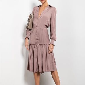 Tart Mauve Long Sleeve Dress